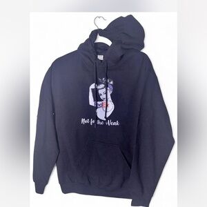 Gildan Black Graphic Hoodie for Men